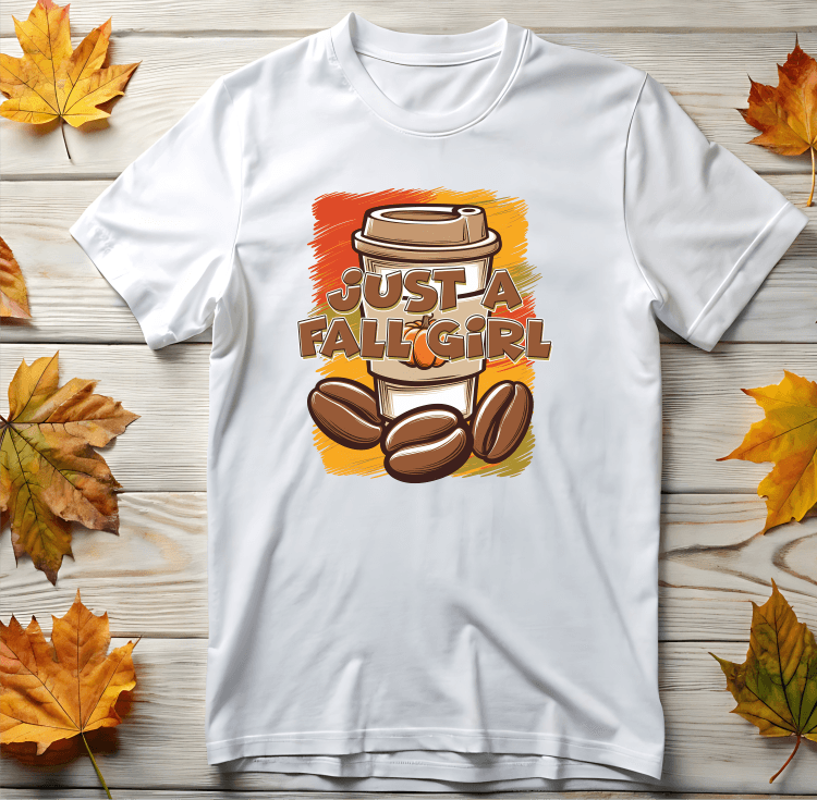 Just a fall girl, Autumn Ready-to-Press DTF Transfer