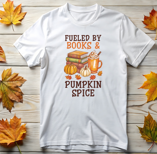 Books and Pumpkins, Autumn,  Ready-to-Press DTF Transfer
