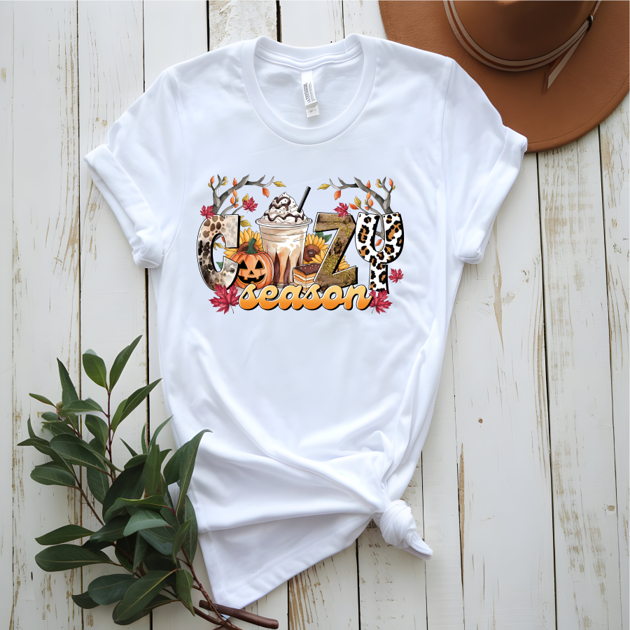 Cozy Season, Autumn Readt-to-Press DTF Transfer