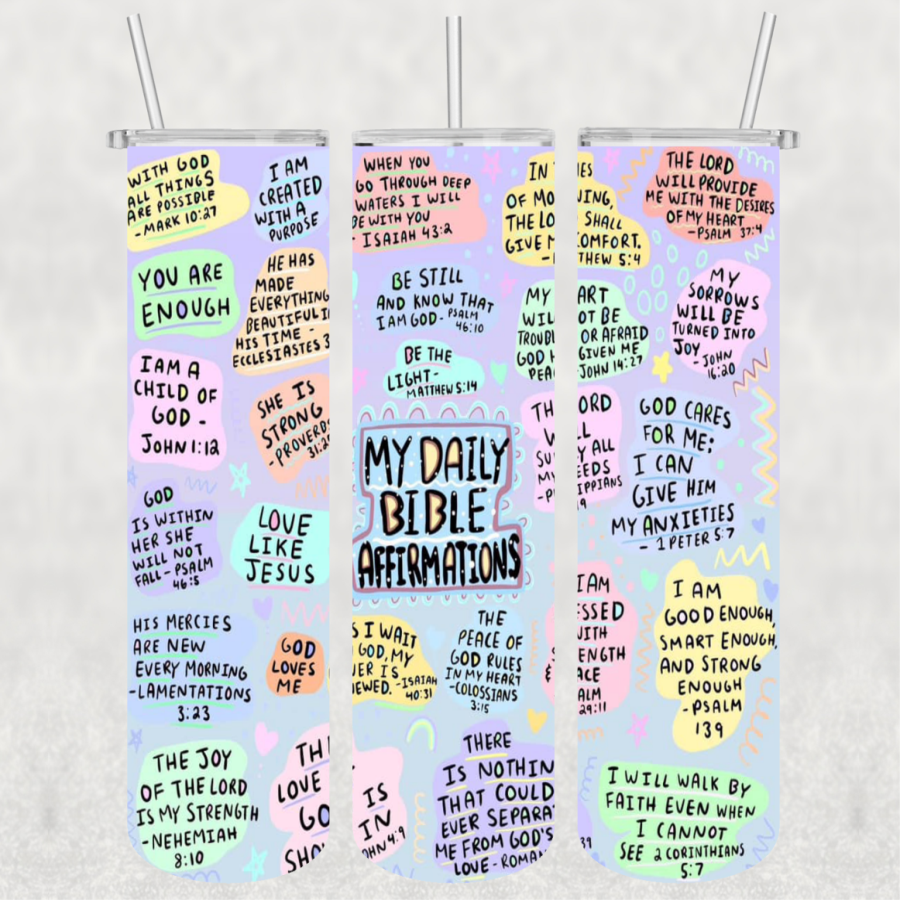 Daily Bible Affirmation Ready-to-Press Transfer