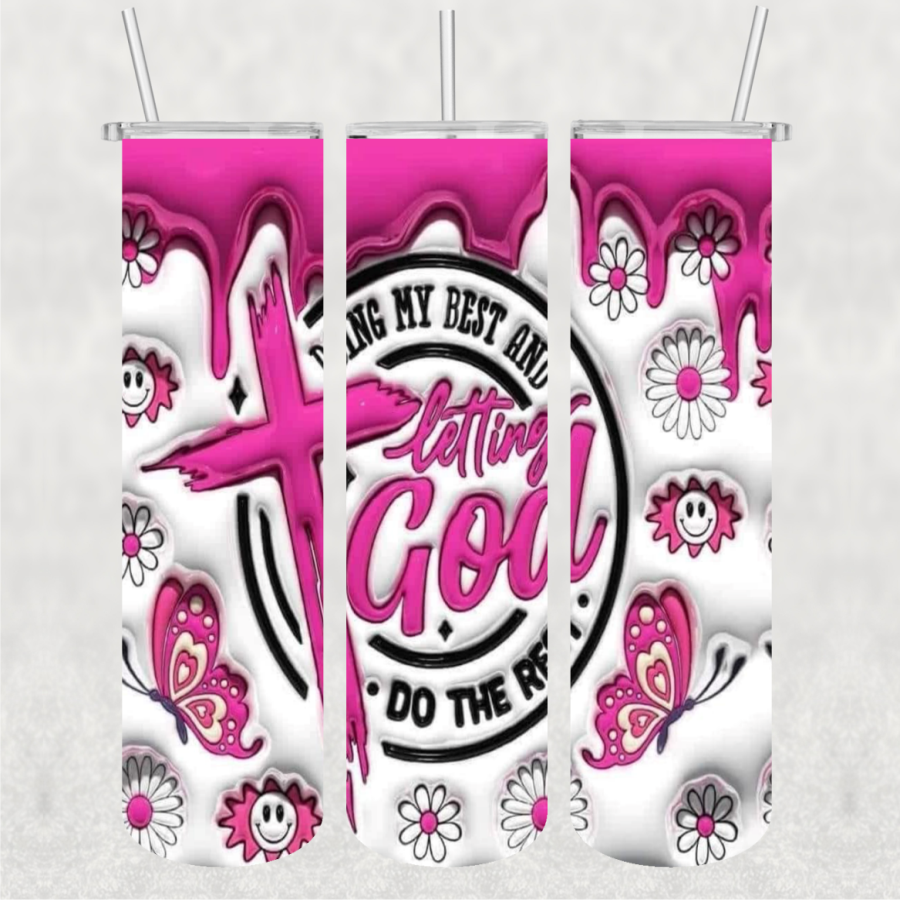 Doing my best Ready-to-Press 20 oz skinny tumbler transfer