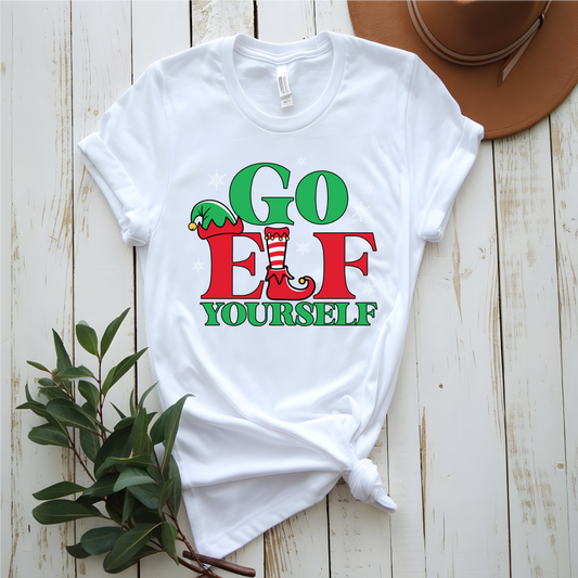 Go Elf Yourself, Christmas Ready-to-Press DTF Transfer