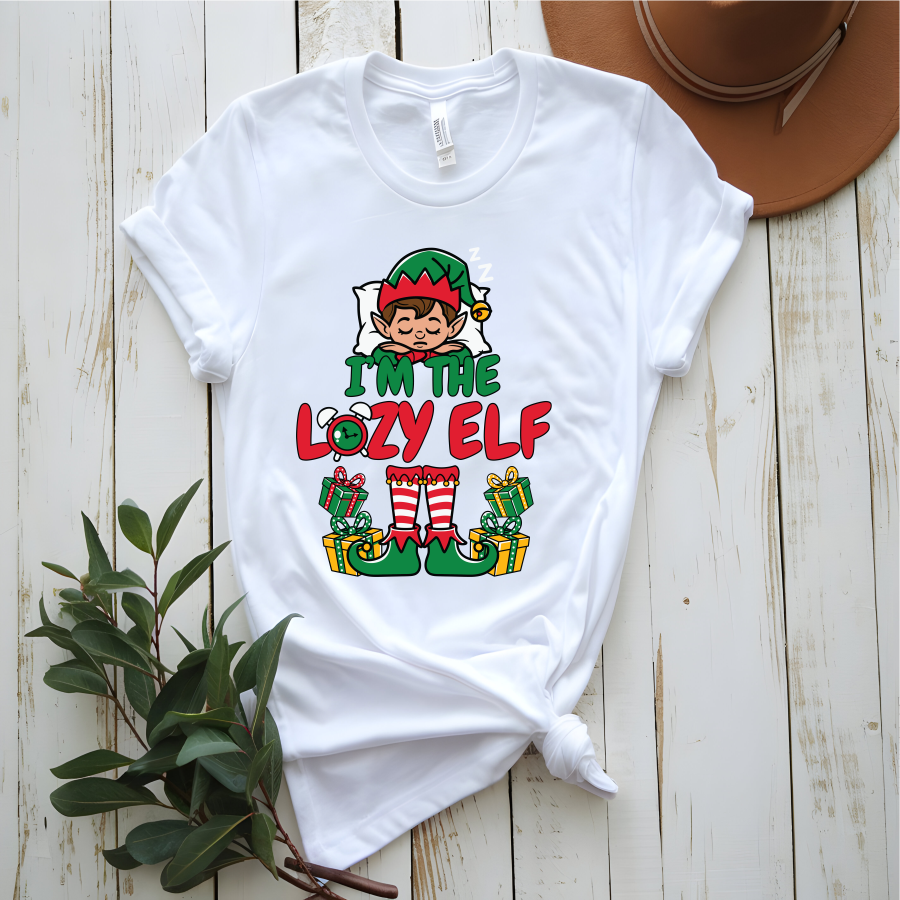 I'm the Lazy one, Elf Ready-to-Press DTF Transfer