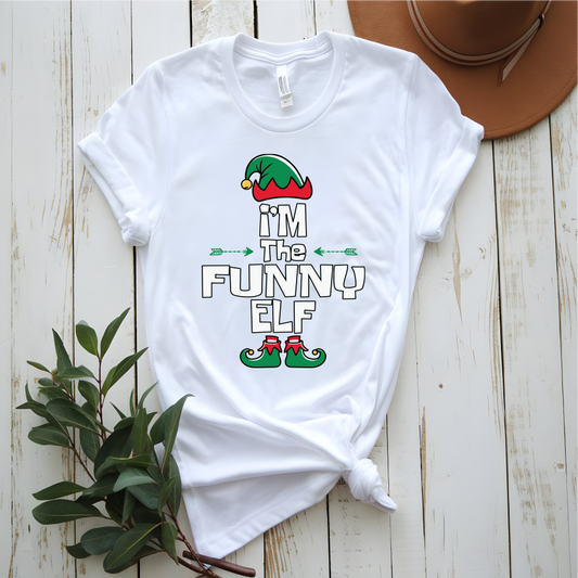 I'm the funny Elf, Christmas Ready-to-Press DTF Transfer