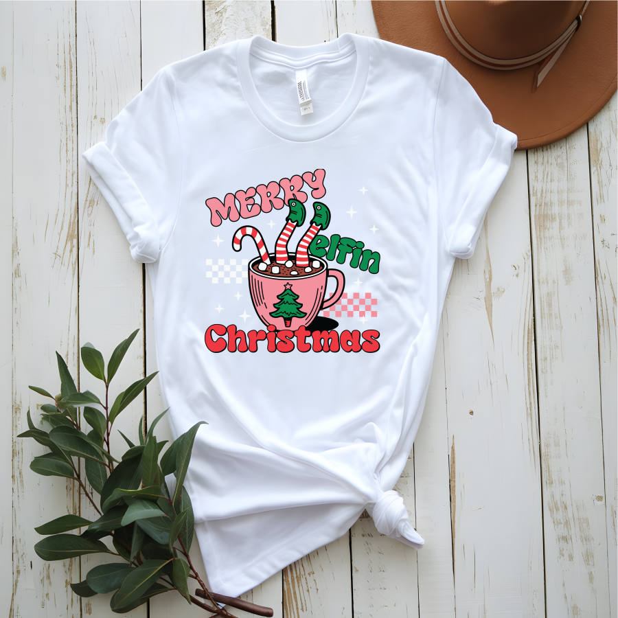 Merry Elfin Christmas, Elf Ready-to-Press DTF Transfer